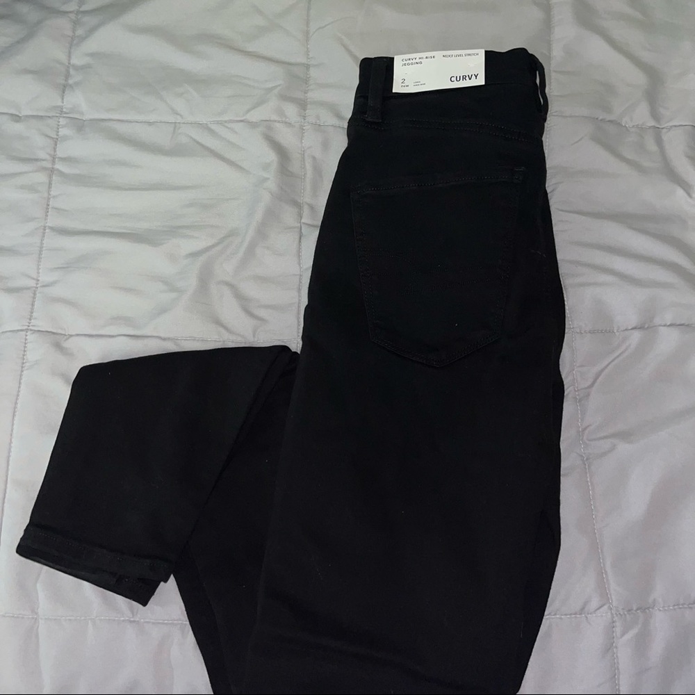 NWT AMERICAN EAGLE CURVY HIGH-WAISTED JEGGING SIZE 2Long Curvy